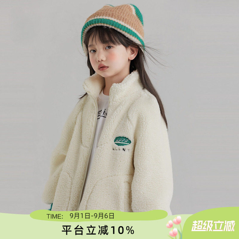 亲子装儿童外套仿羊羔绒款图片
