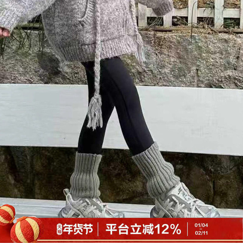 ei童装女童加绒打底裤冬装新款堆堆袜套拼接一体瑜伽裤中大童,童装/婴儿装/亲子装,裤子,淘宝优惠券,粉丝福利购,淘宝优惠卷