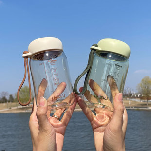 tritan随手杯女生高颜值小巧便携杯子耐高温塑料水杯 2025新款