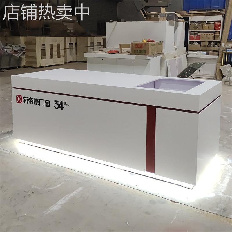 门窗样角展示台断桥门窗隔音隔热体验测试箱展柜型材中岛台展示桌