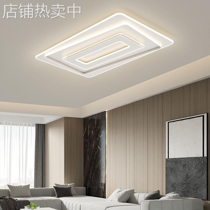 客厅吸顶灯北欧创意几何现代简约大气餐厅灯个性卧室大厅灯圆形灯