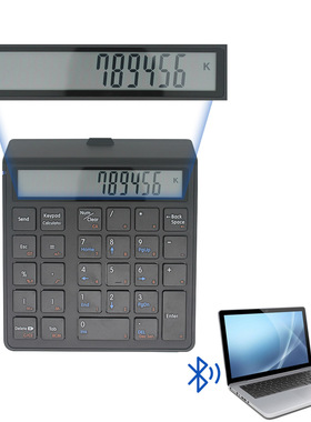 Bluetooth Numeric Keyboard Wireless Electronic Caculator 12