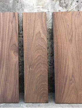 1Piece Black Walnut wood blank Blocks Fruit Pizza Cutting Bo