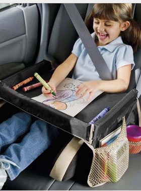 Baby Car Seat Tray Stroller Kids Toy Food Water Holder Desk