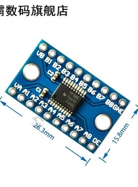 ! 3.3V 5V TXS0108E 8 Channel Logic Level Converter Convert T
