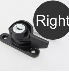 Sliding window locks,white/black aluminum, steel,Translating