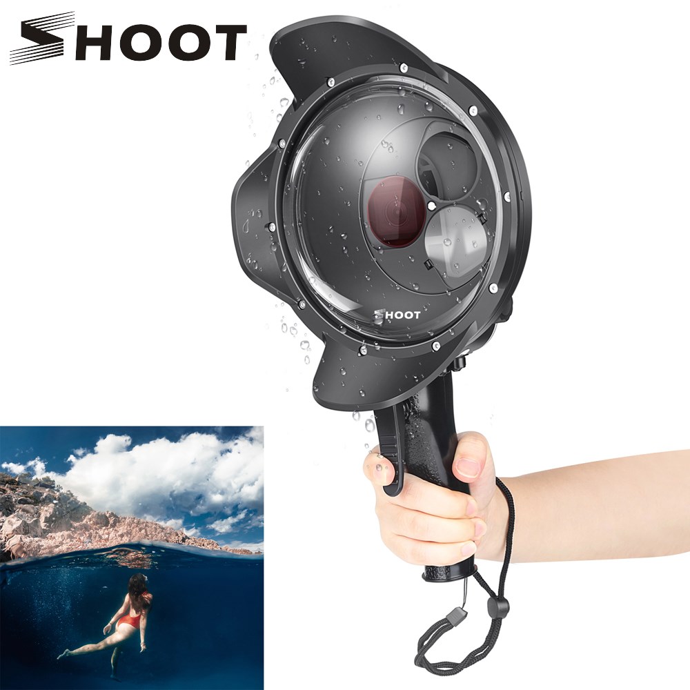 SHOOT Waterproof Dome Port Filter Switchable Dome Dive Cove