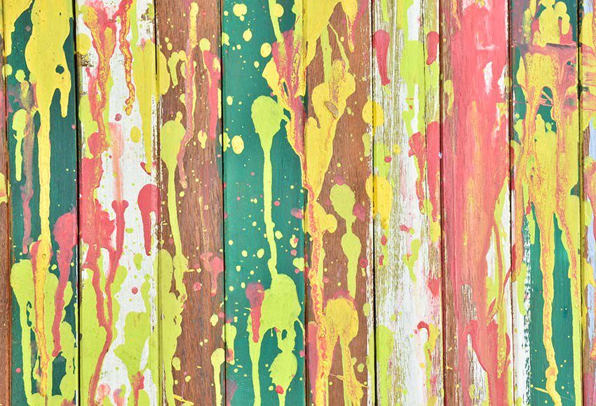 mehofond colorful wood board backdrop spray paint splatter