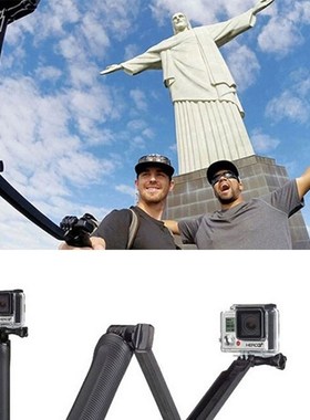 Action 3 Way Selfie Stick Hand Grip Flexible Tripod Extensi