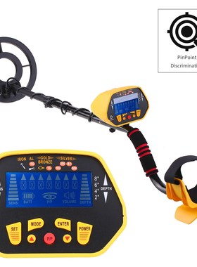Professional Metal Detector P/P Function Disc Mode Waterproo