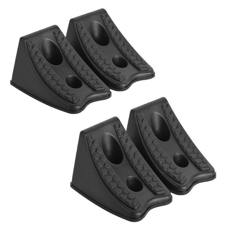 4 pack heavy duty wheel chocks  avan  wheel stoppers ire sto