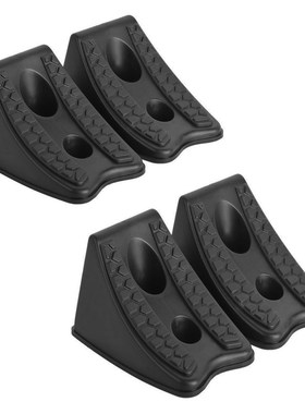 4 Pack Heavy Duty Wheel Chocks  avan  Wheel Stoppers ire Sto