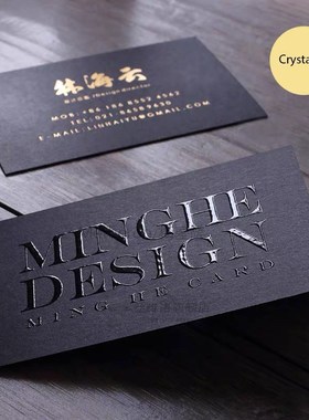 Business card custom printing postcard black gold f letterpr
