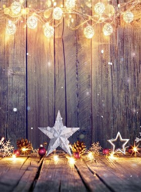 Laeacco Christmas Backdrops For Photography Brilliant Star