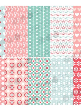 Mix Pattern Sugar Stamp Transfer Paper For Cake Decoration,