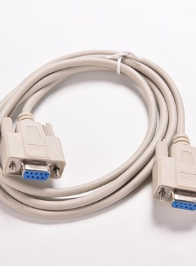 1PC  5ft F/F Serial RS232 Null Modem Cable Female To Female
