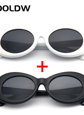 2pcs/lot Clout Goggle Kurt Cobain Sunglasses Men Women Vint