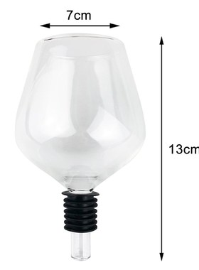 Hot Drinking Directly from Bottle Clear Wine Glass Goblet Ch