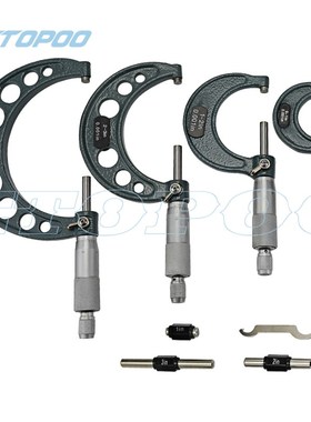 0 4inch Outside Micrometers in sets inch micrometer 0 1'' 1