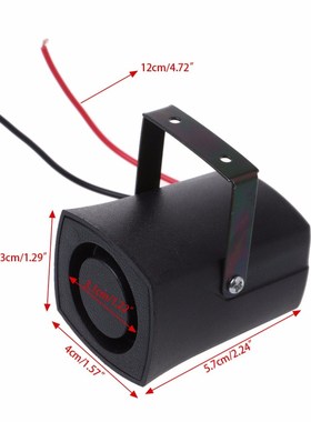 Car DC12V Auto Warning Siren Backup Alarms Horns Beep Revers