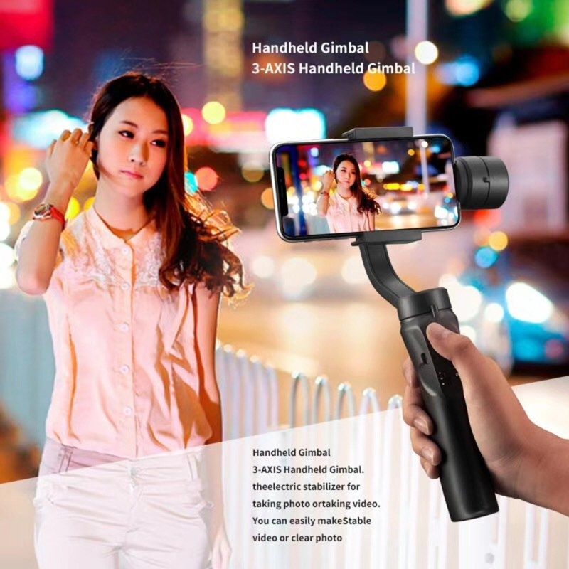 handheld 3 axis gimbal stabilizer compatible with all brand