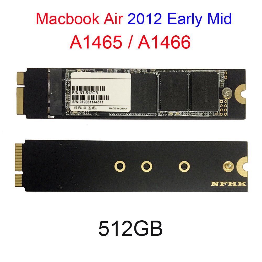 512gb for 2012 early mid macbook air a1466 a1465 ssd md223 m