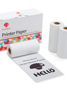 3 Rolls Semi-Transparent er Thermal Paper for Phomemo-M02/M0
