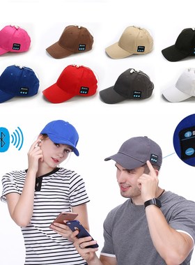 Wireless Bluetooth Headset Headphone Smart Cap Speaker Mic