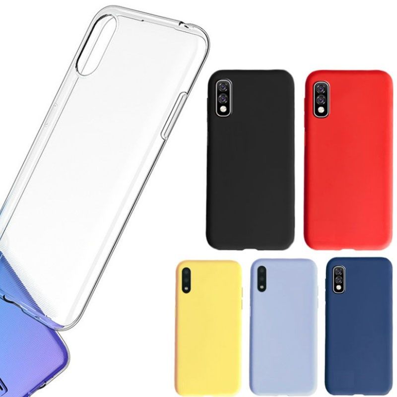 silicone cover for samsung galaxy a01 core case transparent