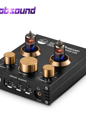 HiFi Bluetooth 5.0 6J5 Valve Tube Preamp Bass Preamplifier S