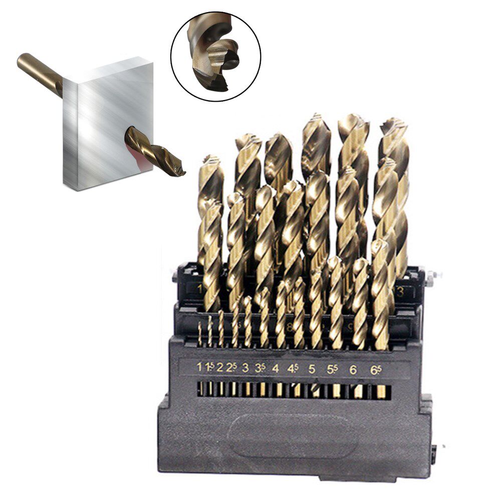 mx 25pcs m42 hss steel wist drill bits 3 edge head 8% high c