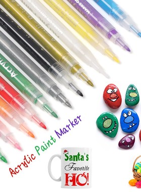 New Permanent Painting Acrylic Paint Marker Pen For Ceramic