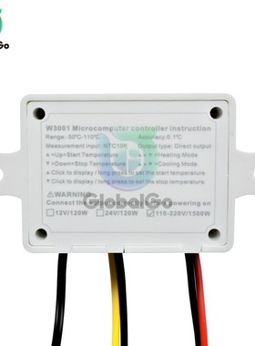 XH W3001 Digital Temperature Controller Tester Meter Thermos