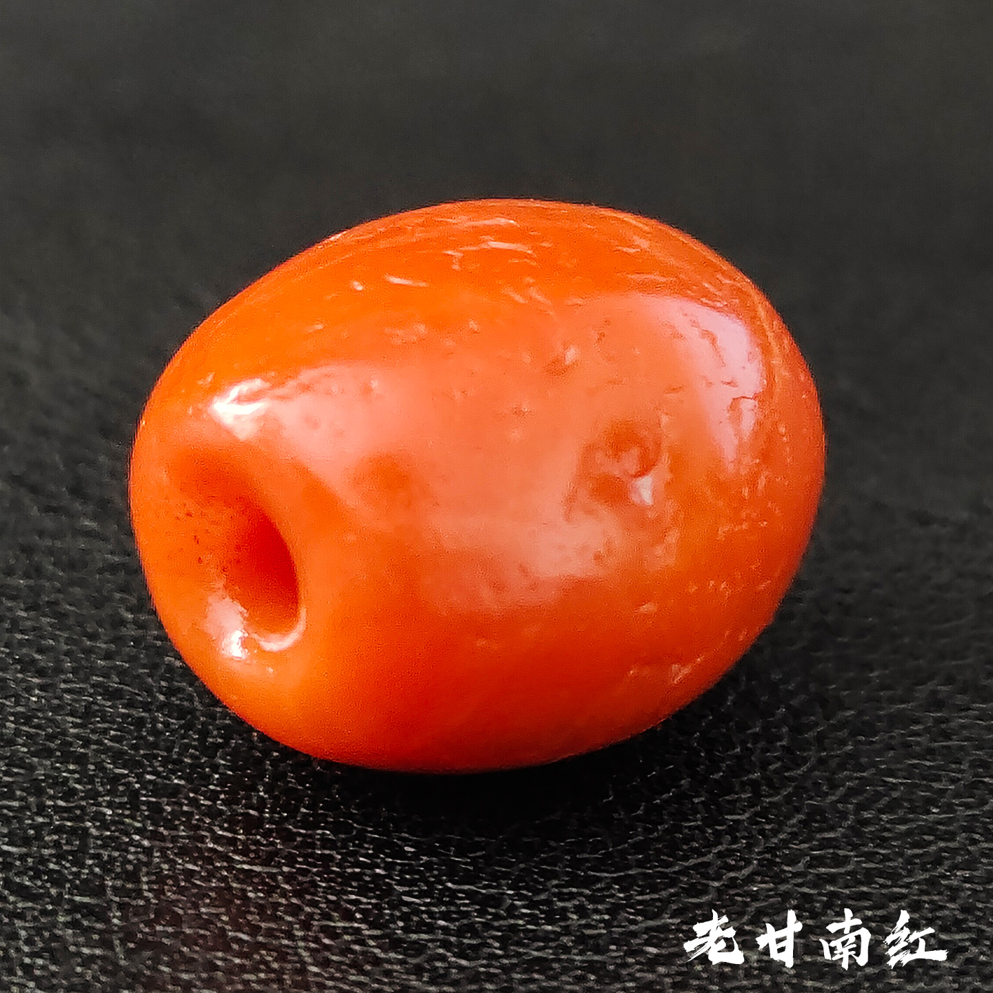 藏传老甘南红玛瑙桶珠小嘞子精品收藏级满色满肉顶珠文玩手串散珠