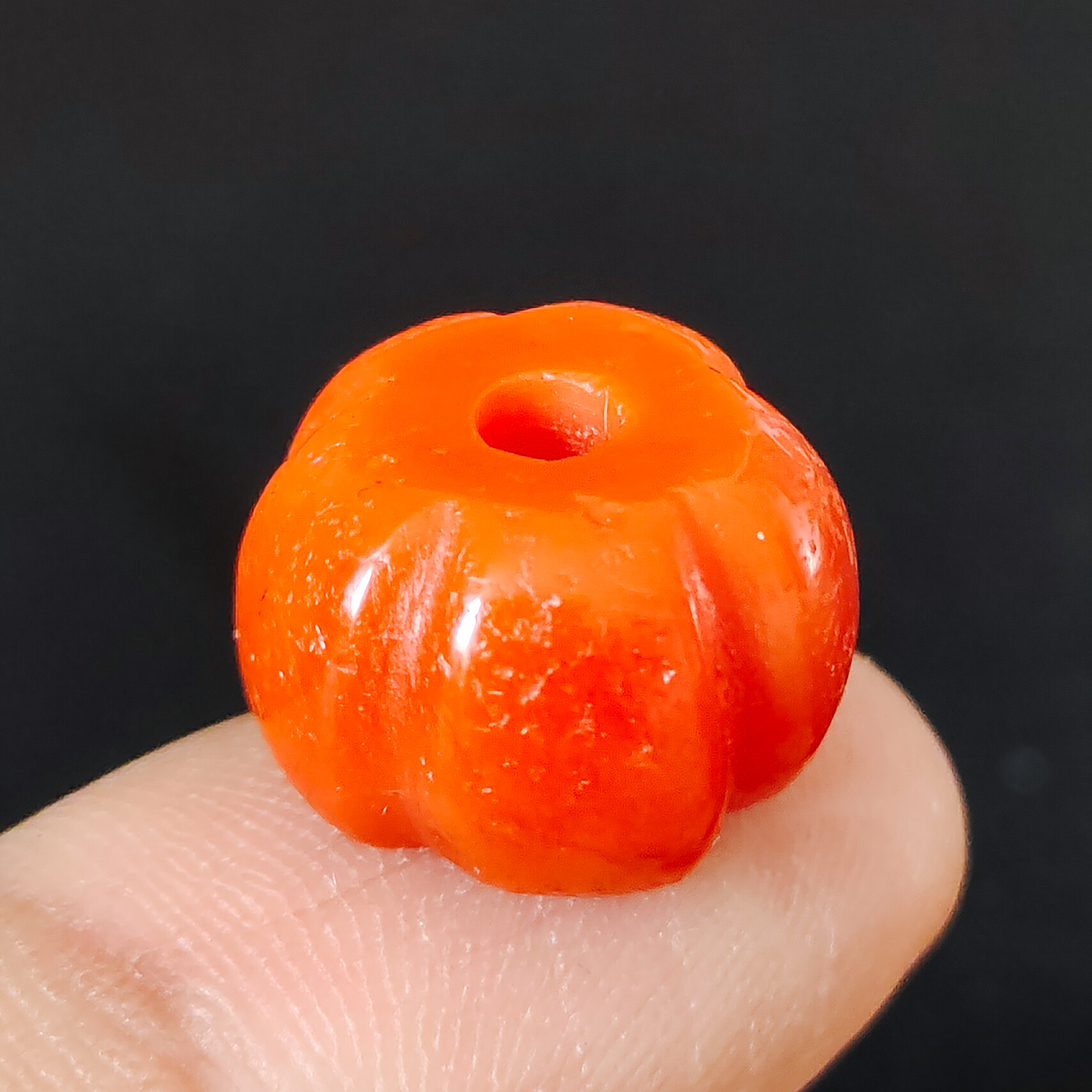 藏传回流原矿天然老甘南红南瓜珠单株精品满色满肉柿子红文玩配珠,饰品/流行首饰/时尚饰品新,DIY配件,淘宝优惠券,粉丝福利购,淘宝优惠卷