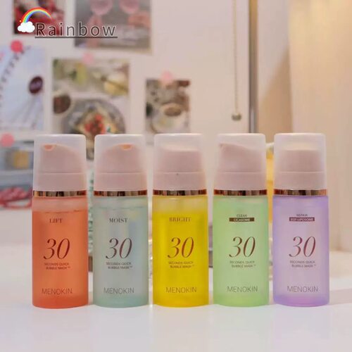 【保税仓】MENOKIN30秒泡沫面膜美白淡斑提亮肤色提拉紧致妆前