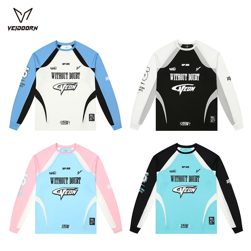 维动长袖源极投篮服T恤男美式篮球训练服运动跑步上衣透气网眼潮V