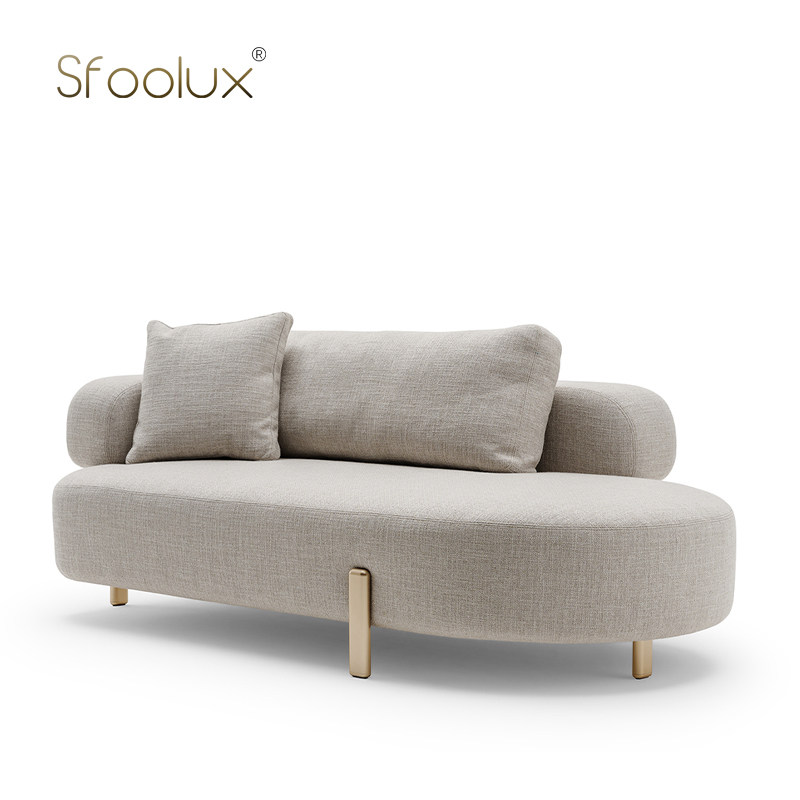 Sfoolux罗马沙发Roma divano意式轻奢创意设计客厅布艺贵妃沙发