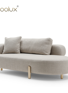 Sfoolux罗马沙发Roma divano意式轻奢创意设计客厅布艺贵妃沙发