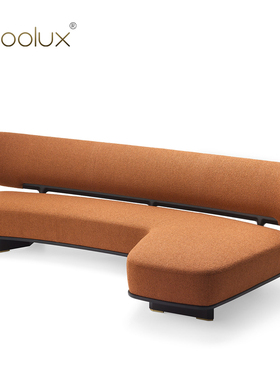 Sfoolux Icosofà 躺椅Icosofà Chaiselongue意式异形布艺沙发