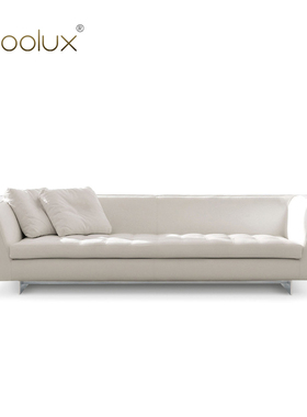 Sfoolux意式轻奢大户型客厅直排双人位Haero布艺沙发