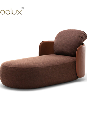 Sfoolu北欧艺术轻奢风设计师设计 MOCHI室外阳台单人位布艺贵妃椅