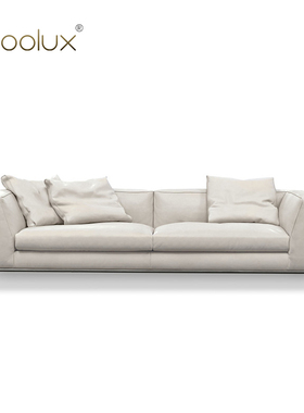 Sfoolux 云Cloud高级定制设计意式轻奢三人位贵妃转角布艺沙发