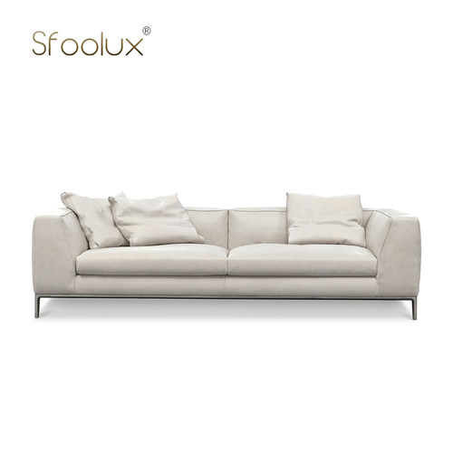 Sfoolux 云Cloud高级定制设计意式轻奢三人位贵妃转角布艺沙发