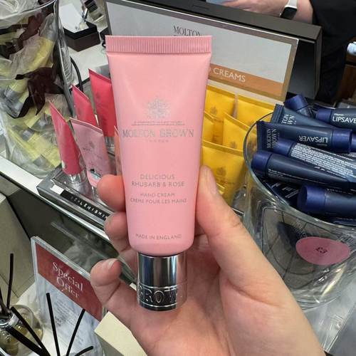 摩顿布朗MoltonBrown夏风玫瑰Delicious Rhubarb&Rose护手霜乳液