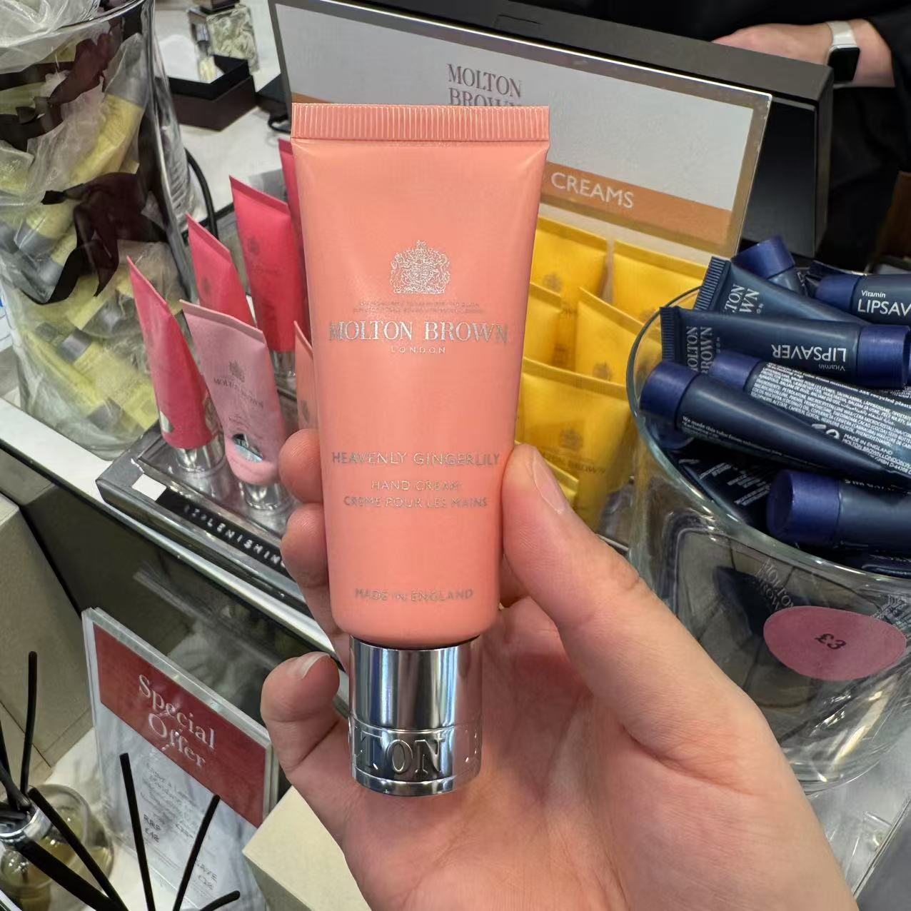 摩顿布朗MoltonBrown天堂姜花Heavenly Ginglerlily护手霜40ml