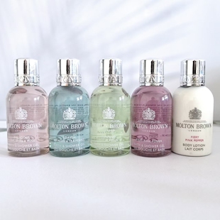 摩顿布朗身体乳沐浴露洗发水护发素50mL/火热粉胡椒柑橘与佛手柑