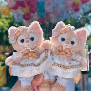 新款甜脸玲娜贝儿包包挂件星黛露钥匙扣雪莉玫挂饰毛绒玩偶可琦安