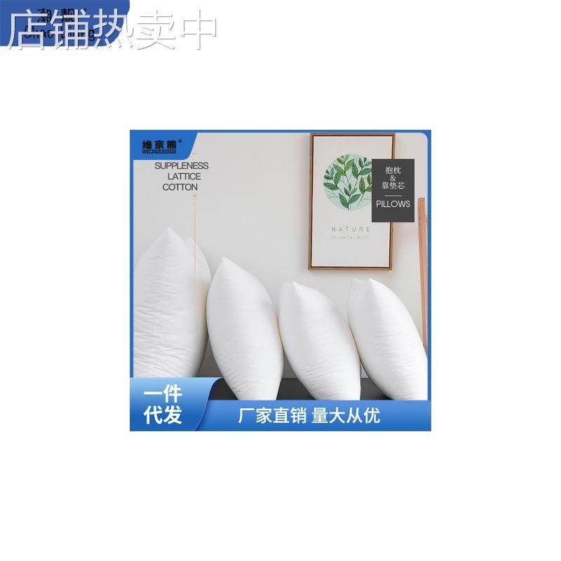 长方垫枕心护腰枕沙发靠背垫芯靠垫填充物芯65抱枕芯4555棉包邮