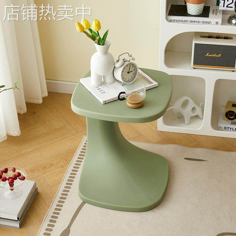 迷你沙发边几小户型客厅家用塑料茶几简约卧室创意个性异形小桌子
